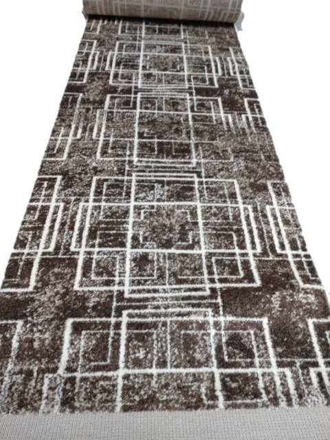 Chodnik dywanowy Panamero 09 Brązowy - szerokość od 60 cm do 150 cm brązowy 80 cm