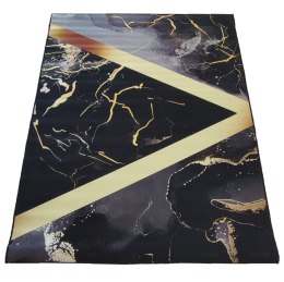 Dywan BLACK and GOLD N 12 80 x 150 cm czarny